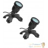 2 Spots Led Bassin 3W Immergeables. Éclairage Bassin De Jardins Et Piscine