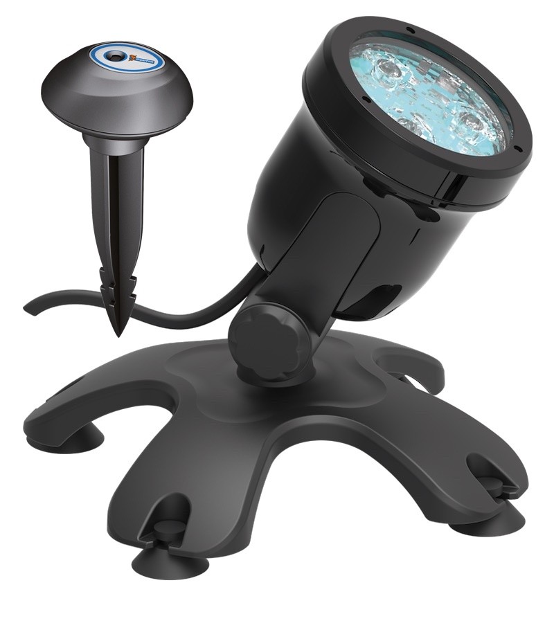 Spot Led Bassin 6W + CAPTEUR. Éclairage Bassin De Jardins Et Étangs