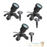 3 Spots Led Bassin 6W + CAPTEUR. Éclairage Bassin De Jardins Et Piscine