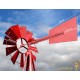 Éolienne Décorative U.S Verte Pour Jardin, Style Éolienne Américaine