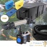 Kit Filtration UV 72 W Inox, + Jeu de mousses Pompe Bassin, Tuyau Bassin de Jardin: 40-60 m³