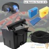 Kit De Filtration, Avec UV 18W, + Jeu de mousses Pour Bassin De Jardin : 5 à 10 m³