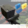 Filtre Bassin + Clarificateur UV Stérilisateur 24W + Jeu de mousses Bassin De Jardin Jusqu'à 12000 Litres