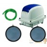 Set Aérateur Bassin Pompe à air 3600 l/h 2 diffuseurs 20 cm de diamètre SILENCIEUX. Pour 7000 litres environ