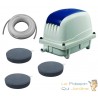 Set Aérateur Bassin Pompe à air 6000 l/h 3 diffuseurs 10 cm de diamètre SILENCIEUX. Pour 8000 - 10000 litres environ
