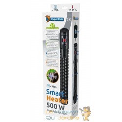 Chauffage Aquarium Superfish 500W : Qualité et Professionnel. Pour aquariums 350 litres