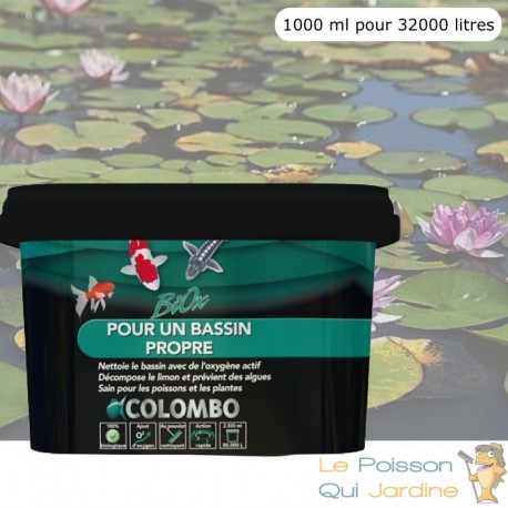 Oxygène Actif Pour Bassins. 1000 ml. Réduit Les Algues filandreuses. Équilibre Le Bassin de jardin