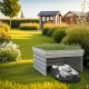 Cabane pour robot tondeuse avec toit à végétaliser