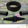Raccord Droit - Manchon À Visser + 5 m Tuyau Bassin 40 mm