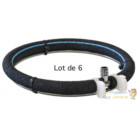 Lot de 6 Diffuseurs D'Air Bassin PRO 17 cm coulant