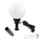 6 Lampes Boules Extérieures 20 cm – Lumière Douce pour Jardin et Terrasse