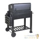 Barbecue à charbon 113 X 47,5 cm avec esapce de rangement