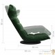 Fauteuil Moderne Vert Foncé en Velours ou chaise longue de salon. Pivotant à 360°