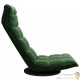 Fauteuil Moderne Vert Foncé en Velours ou chaise longue de salon. Pivotant à 360°