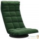 Fauteuil Moderne Vert Foncé en Velours ou chaise longue de salon. Pivotant à 360°