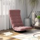 Fauteuil Moderne Rose en Velours ou chaise longue de salon. Pivotant à 360°