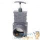 Pack vanne guillotine + connecteur bâche inox 40 mm