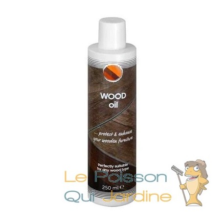 Huile de traitement pour meubles de jardin en bois : 250ml. Nourrit et protège