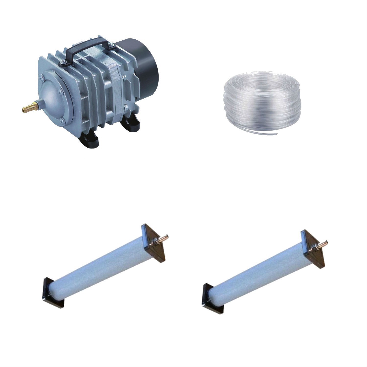 Set aération bassin de jardin 7500 l/h 2 diffuseurs 22 cm de 15000 à 20000 litres