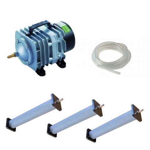 Set aération bassin de jardin 3 diffuseurs 22 cm de 12000 à 15000 litres
