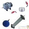 Set aération bassin de jardin 6 Boules + 2 diffuseurs 22 cm de 12000 à 15000 l