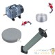 Set aération bassin de jardin 6 disques 10 cm + 3 Diffuseurs 22 cm de 15000 à 20000 litres