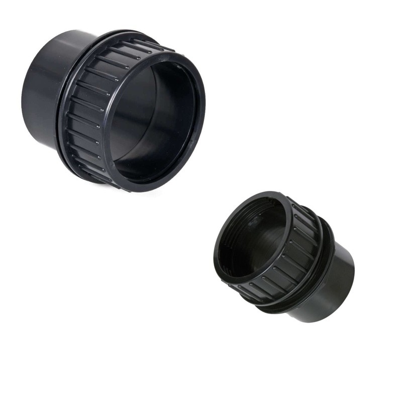 Pack Connecteurs : Passe-Paroi à Visser 50 mm + 75 mm – PVC Alimentaire