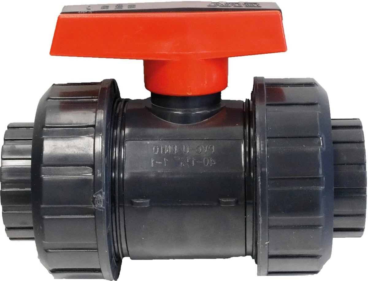 Vanne à Bille 32 mm pour bassins de jardin, piscine et irrigation