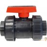Lot de 2 Vannes à Bille 63 mm pour bassins de jardin, piscine et irrigation