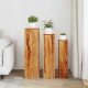 Ensemble de 3 supports de plantes en bois massif – Design unique et fait main