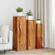 Ensemble de 3 supports de plantes en bois massif – Design unique et fait main