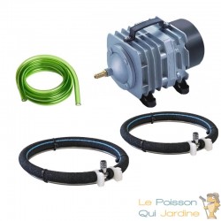 Set aération 2 Diffuseurs Poreux 17 cm pour bassin de jardin de max. 4 m³