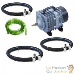Set aération 3 Diffuseurs Poreux 31 cm pour bassin de jardin de max. 8 m³