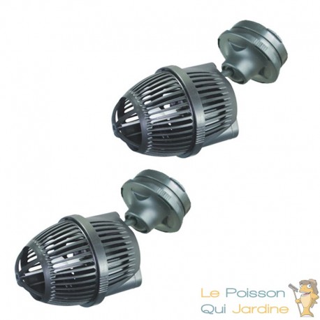 2 Pompes de brassage 3000 l/h avec attache aimant pour invertébrés