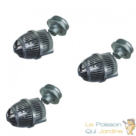 3 Pompes de brassage 3000 l/h avec attache aimant pour invertébrés