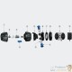 2 Pompes de brassage 1700-20000 l/h + contrôleur pour aquariums