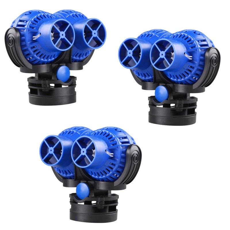 3 Pompes De Brassage Double Flux, 8000 l/h Pour Aquariums marins et eau douce