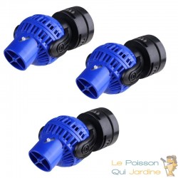 3 Pompes De Brassage Large Flux Diffus 6000 l/h Pour Aquariums marins et eau douce