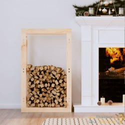 Range Bûches Pour La Maison 60 X 100 .Naturel. Idéal rangement bois de chauffage