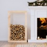 Range Bûches Pour La Maison 60 X 100 .Naturel. Idéal rangement bois de chauffage