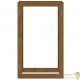 Range Bûches Pour La Maison 60 X 100. Brun Foncé. Idéal rangement bois de chauffage