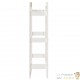 Range Bûches Pour La Maison 60 X 100. Blanc. Idéal rangement bois de chauffage