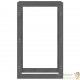 Range Bûches Pour La Maison 60 X 100. Gris Foncé. Idéal rangement bois de chauffage