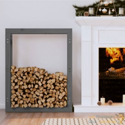 Range Bûches Pour La Maison 80 X 100. Gris Foncé. Idéal rangement bois de chauffage