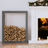 Range Bûches Pour La Maison 80 X 100. Gris Foncé. Idéal rangement bois de chauffage