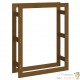 Range Bûches Pour La Maison 80 X 100. Brun Foncé. Idéal rangement bois de chauffage
