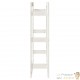 Range Bûches Pour La Maison 80 X 100. Blanc. Idéal rangement bois de chauffage