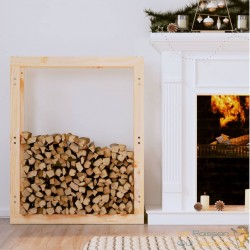 Range Bûches Pour La Maison 80 X 100. Naturel. Idéal rangement bois de chauffage