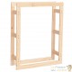Range Bûches Pour La Maison 80 X 100. Naturel. Idéal rangement bois de chauffage