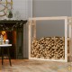Range Bûches Pour La Maison 100 X 100. Naturel. Idéal rangement bois de chauffage